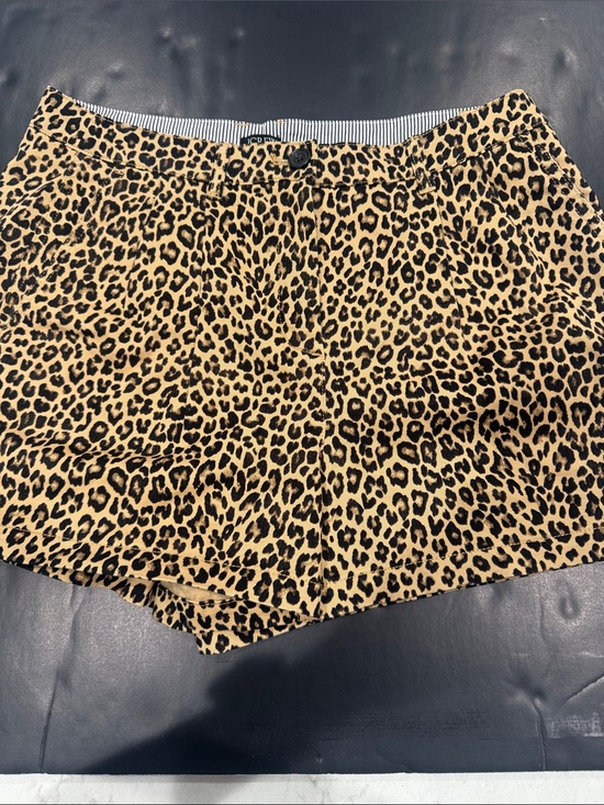 J. Crew Pants - J. Crew Leopard Print Bermuda Shorts - Tan & Black